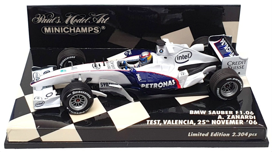 Minichamps 1/43 Scale 400 060599 - BMW Sauber F1.06 A. Zanardi 2006