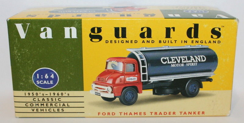 Vanguards 1/64 Scale VA9002 - Ford Thames Trader Tanker Cleveland Motor Spirit