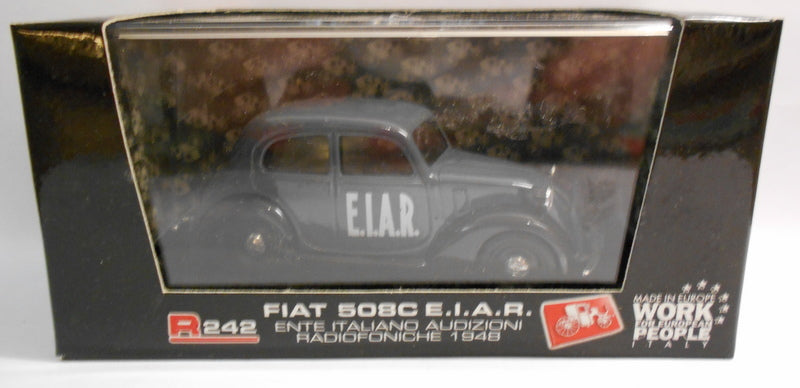 Brumm 1/43 Scale Metal Model - R242 FIAT 508C E.I.A.R RADIOFONICHE 1948