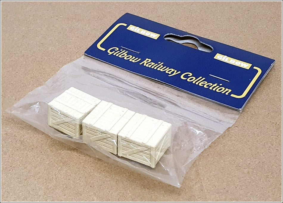 Gilbow 1/76 Scale Accessories 99602 - Wooden Crates (3)