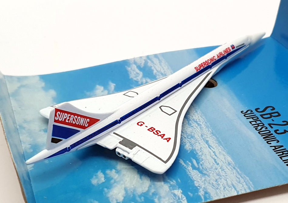 Matchbox Skybusters Appx 10cm Long SB-23 - Concorde Supersonic Airlines
