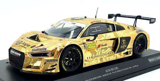 Minichamps 1/18 Scale 155 161185 - Audi R8 LMS M.Lee FIA GT Cup 2016 - Gold