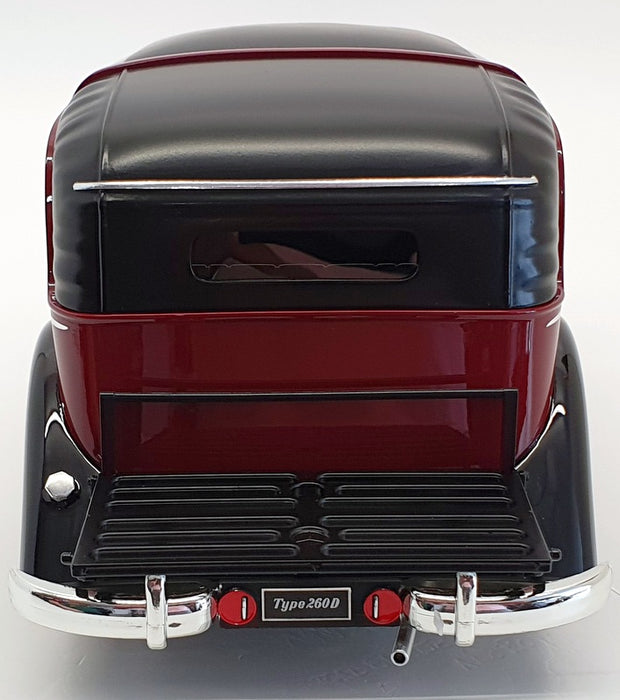 Triple 9 1/18 Scale 1800102 - 1936 Mercedes Benz 260D Pullman Landualet - Red