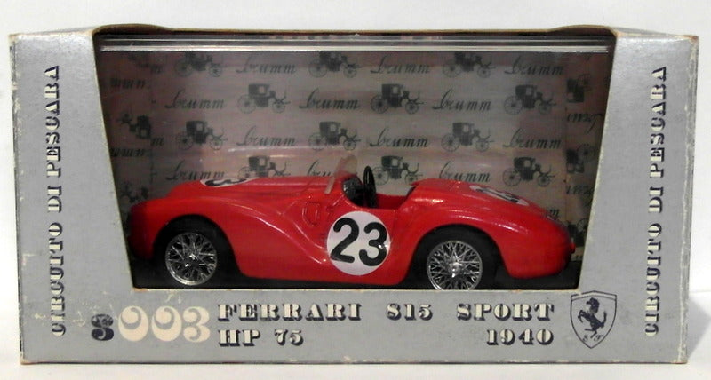 Brumm 1/43 Scale S003 - 1940 Ferrari 815 Sport HP75 #23