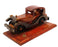 Unbranded WC01 16cm Long Hand-Made Wooden Car On Plinth