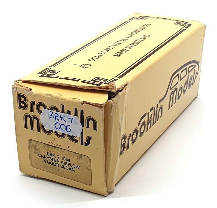 Brooklin 1/43 Scale BRK7 006 - 1934 Chrysler Airflow 4Dr