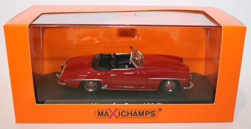 Maxichamps 1/43 Scale Diecast 940 033131 - Mercedes Benz 190 SL 1955 - Red