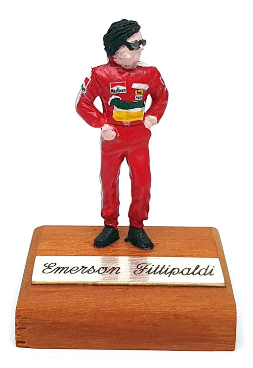 Racing Models 1/43 Scale RMV013C Emerson Fittipaldi Copersucar Figure On Plinth