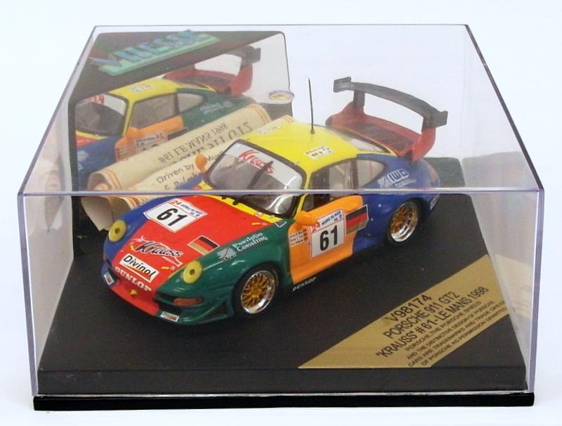 Vitesse 1/43 Scale Model Car V98174 - Porsche 911 GT2 Krauss #61 Le Mans 1998