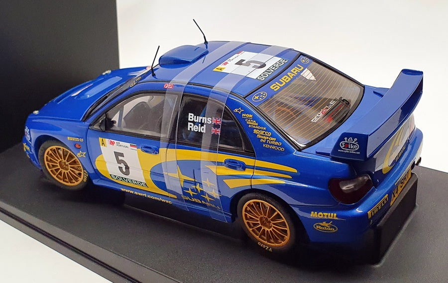 AutoArt 1/18 Scale diecast  80191 Subaru Impreza WRC 2001 Burns Reid Portugal