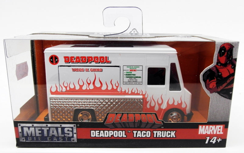 Jada 1/32 Scale Diecast Model 99800 - Deadpool Taco Truck Marvel