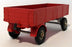 Vintage Dinky 428 - Trailer Bogie Wheels Pivot Movable Trailing Arm - Red