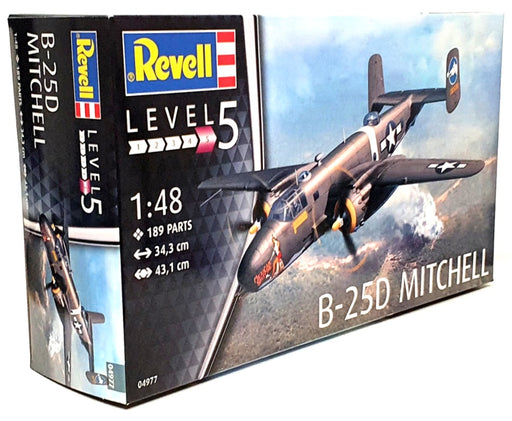 Revell 1/48 Scale Aircraft Kit 04977 - North American B-25D Mitchell