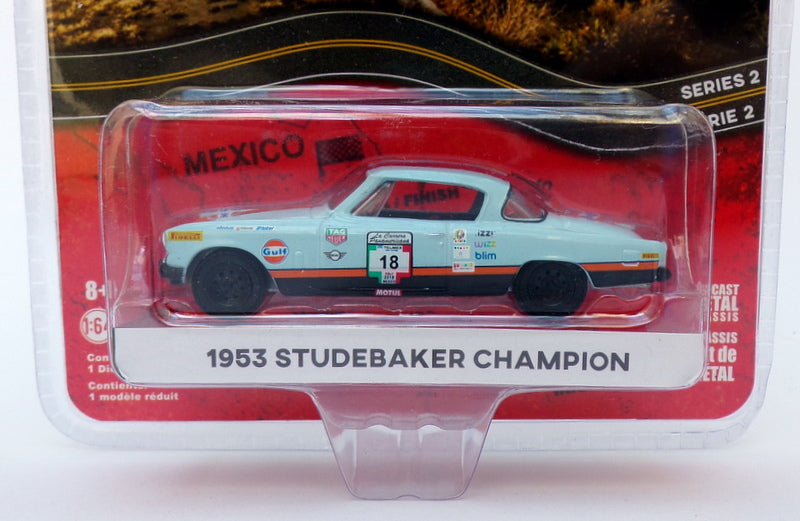 Greenlight 1/64 Scale 13260-B - 1953 Studebaker Champion Gulf - #18 Mexico