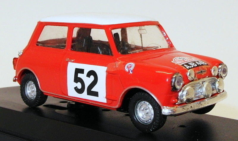 Vitesse 1/43 Scale Model Car L024 - Morris Cooper S #52 Monte Carlo Winner 1965