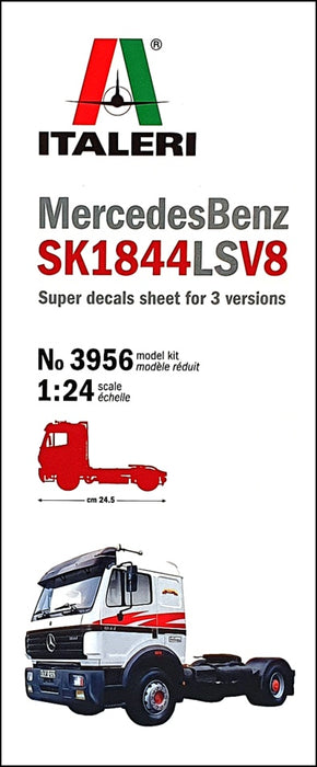Italeri 1/24 Scale Unbuilt Kit 3956 - Mercedes Benz SK 1844 LS V8