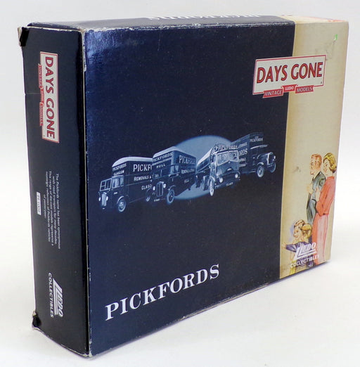 Lledo Diecast P11004 - 4 Piece Vintage Model Van Set - Pickfords