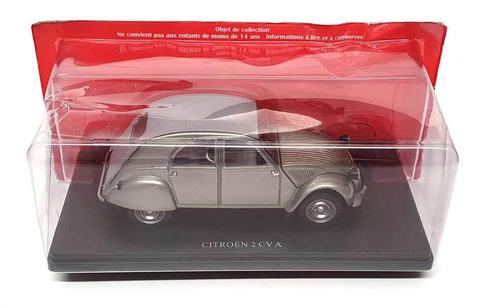 Hachette 1/24 Scale Diecast G111V012 - Citroen 2 CV A - Silver