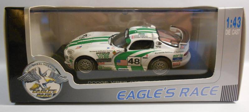 Eagle Race 1/43 Scale Diecast Model 607005 DODGE VIPER GTS-R N.48 LE MANS 96