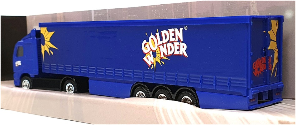 Corgi 1/64 Scale Diecast 59546 - Volvo Curtainsider Golden Wonder - Blue