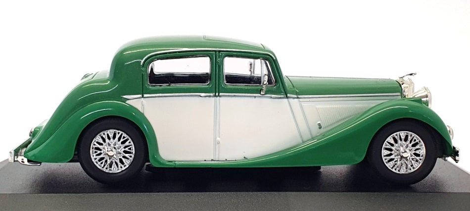 Atlas Editions 1/43 Scale 4 641 116 - Jaguar MkIV 3.5L - Green/White