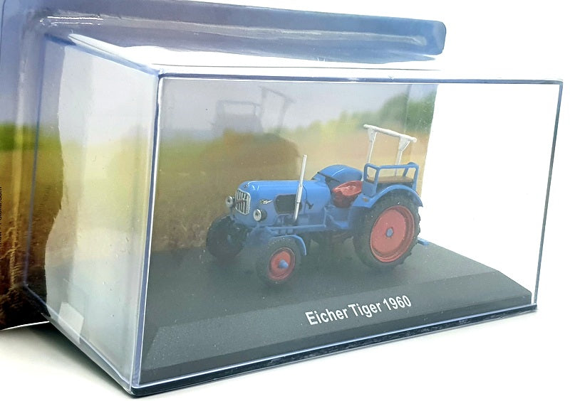 Hachette 1/43 Scale Model Tractor HL19 - 1960 Eicher Tiger - Blue