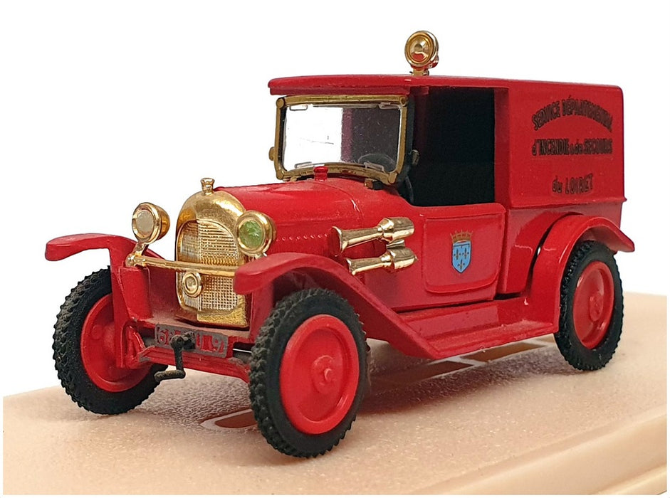Eligor 1/43 Scale 1056 - 1926 Citroen 5cv D'Incendie Fire Service - Red