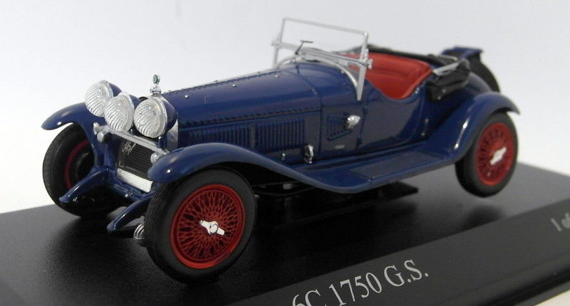 Minichamps 1/43 Scale Diecast - 400 120431 Alfa Romeo 6C 1750 G.S 1930 Blue