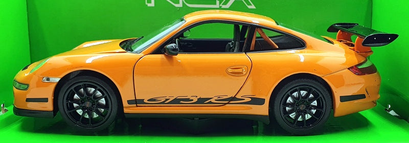 Welly 1/24-27 Scale Model Car 22495W - 1997 Porsche 911 GT3 RS - Orange