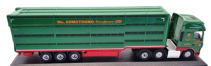 Oxford Diecast 1/76 Scale 76DXF003 - DAF XF Euro 6 & Livestock Trailer