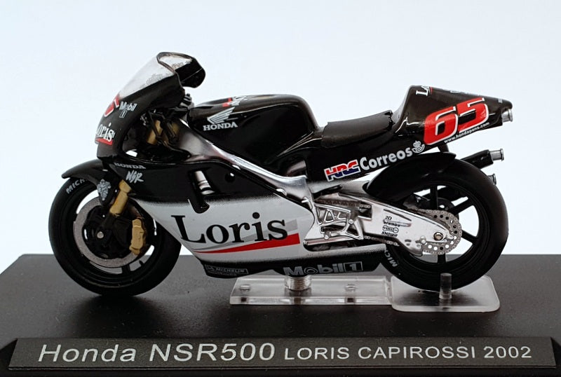 Ixo Models 1/24 Scale IB01 - Honda NSR500 Motorcycle - #65 Loris Capirossi 2002