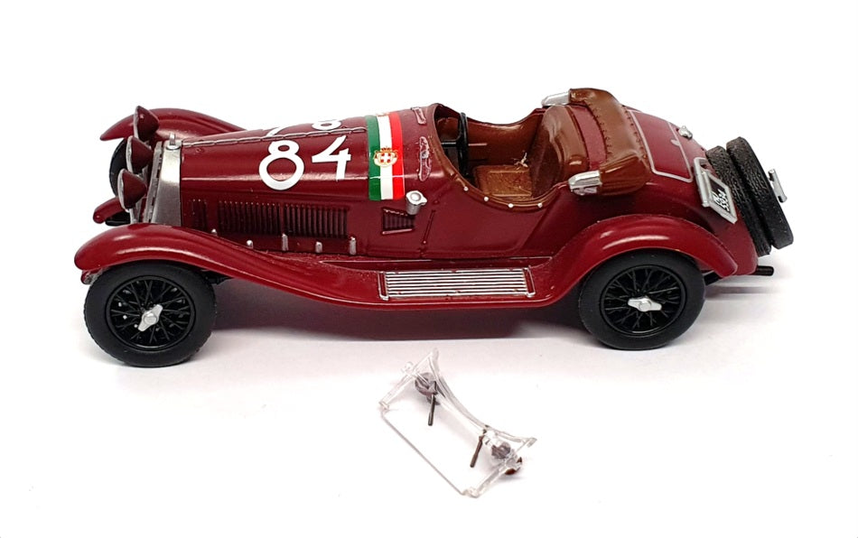 Unknown Brand ? 1/43 Scale 14622G - Alfa Romeo 6c 1750 Race Car - Maroon #84
