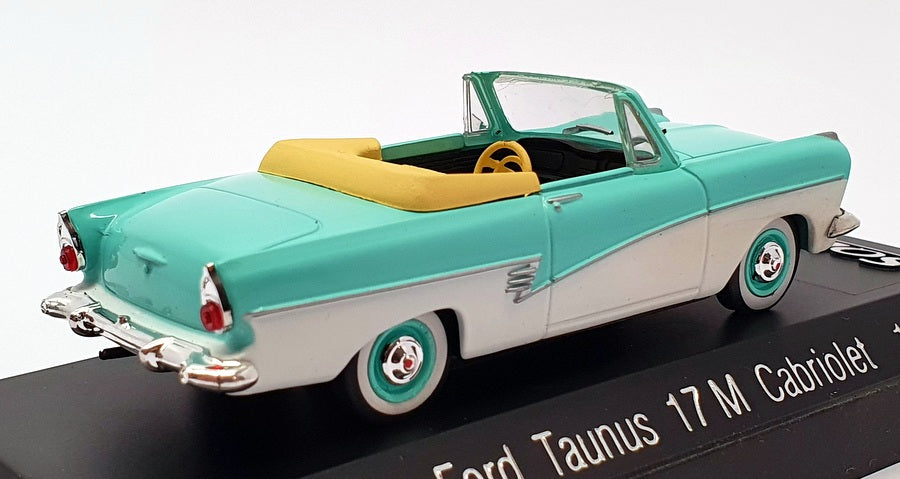 Solido 1/43 Scale 4575 - Ford Taunus 17M Cabriolet - Light Green/White