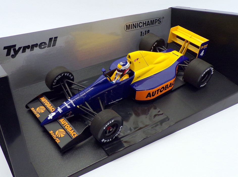 Minichamps 1/18 Scale 110 891504 - F1 Tyrrell Ford 018 - #4 J.Alesi 1989