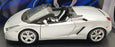 Maisto 1/18 Scale Diecast 31136 - Lamborghini Gallardo Spyder - Silver