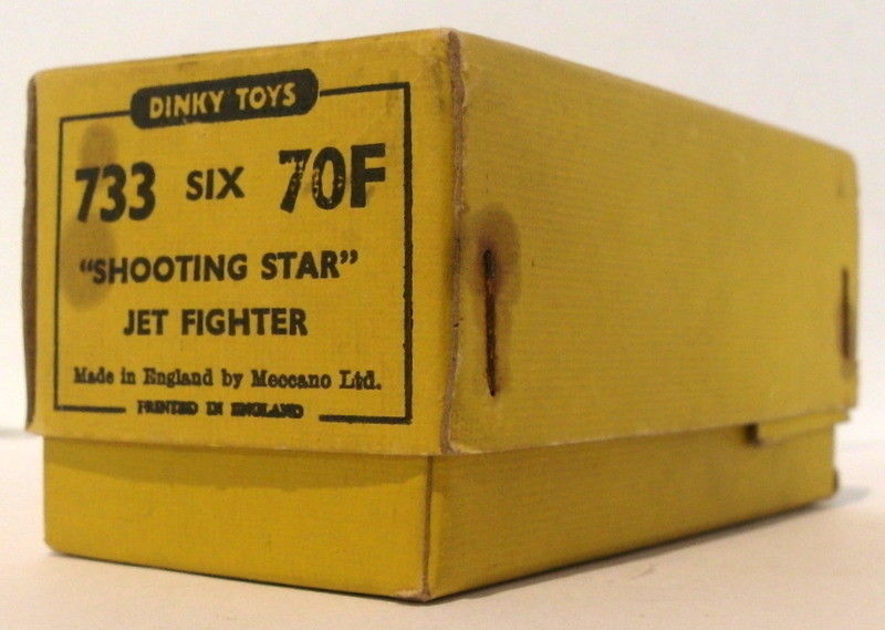Vintage Dinky 733 70F - Set Of Six Shooting Star Jet Fighters - Silver