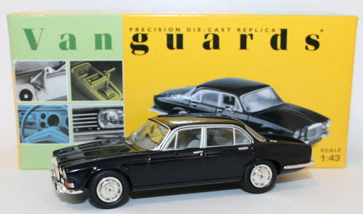 Vanguards 1/43 Scale Diecast VA08800 - Daimler Sovereign - Jaguar Dark Blue