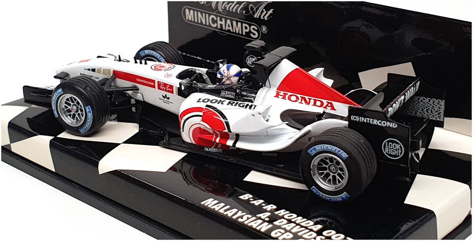 Minichamps 1/43 Scale 400 050104 - B.A.R Honda 007 2005 - Signed Davidson