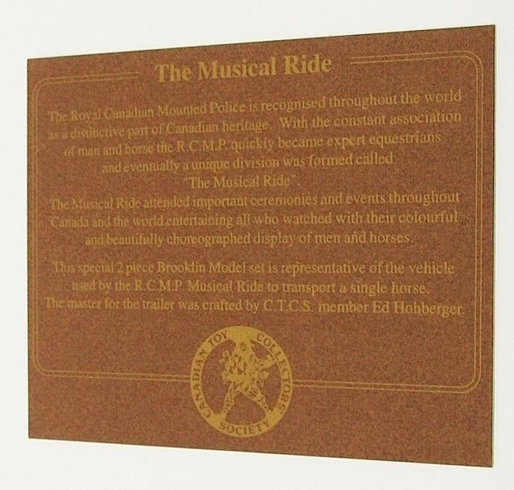 Brooklin 1/43 Scale BRK42 & BRK62 - 1952 Ford F1 Van & Horse Trailer - CTCS 1994