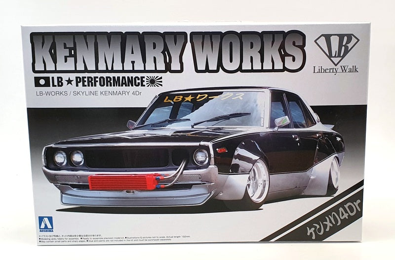 Aoshima 1/24 Scale Model Kit 8263000 - Nissan Skyline Kenmary LB Works