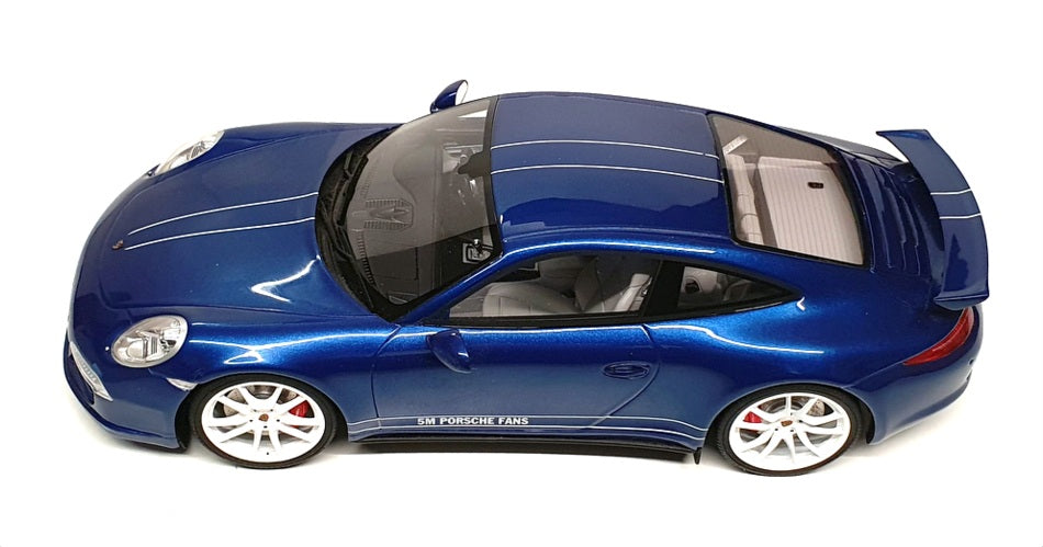 GT Spirit 1/18 Scale GT032 - Porsche 991 911 5 Million Edition - Met Blue