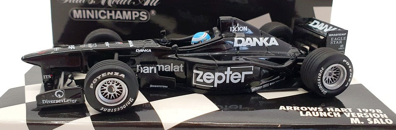 Minichamps 1/43 Scale 430 980087 - 1998 Arrows Hart Launch M.Salo