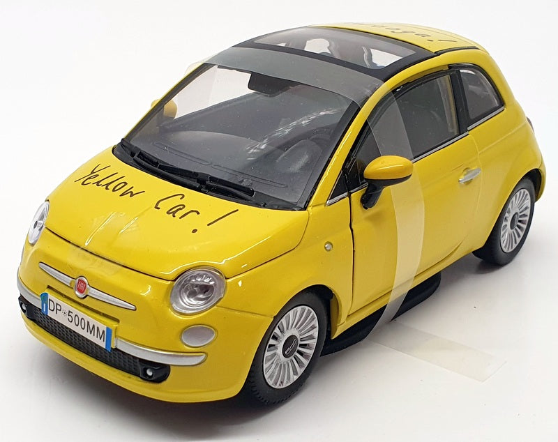 Mondo Motors 1/24 Scale WY44675  - Fiat Nouva 500 - Yellow