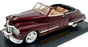 Anson 1/18 Scale Diecast 30335 - 1947 Cadillac Series 62 - Dark Met Red
