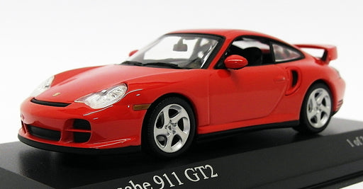 Minichamps 1/43 Scale 430 060120 - 2001 Porsche 911 GT2 - Red