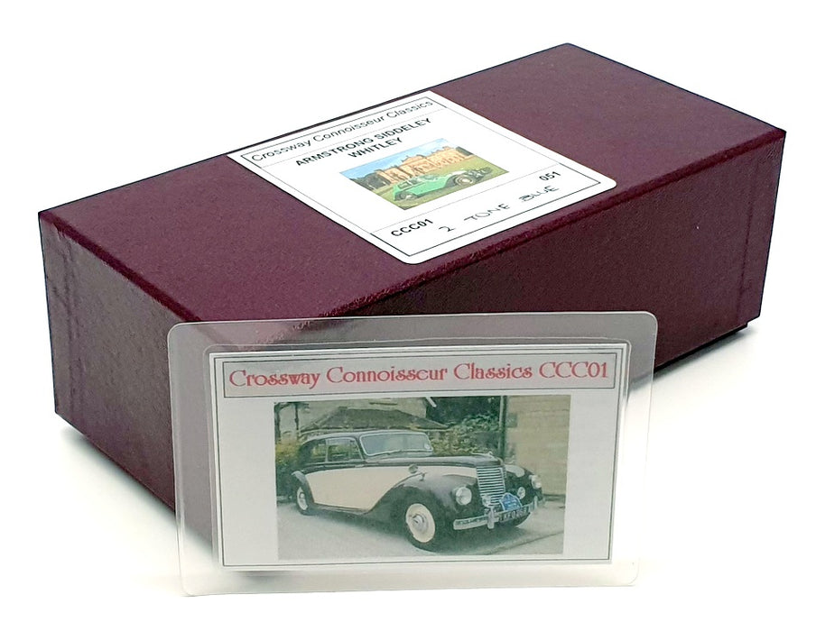 Crossway Models 1/43 Scale CCC01 - Armstrong Siddeley Whitley - 2 Tone Blue