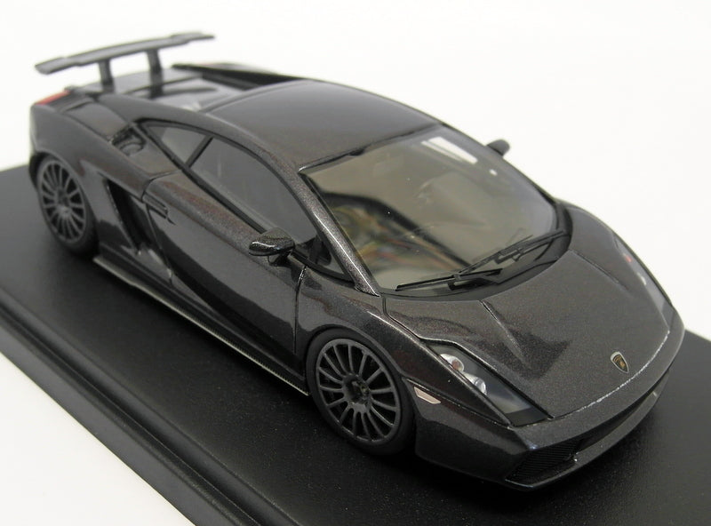 Looksmart 1/43 Scale Resin - LS283C Lamborghini Gallardo Superleggera 2007 Met Grey