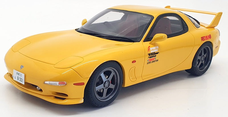 Kyosho 1/18 Scale Model Car KSR18D02 - Mazda RX7 FD3S with Figure