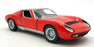Kinsmart 1/34 Scale Diecast Pull Back & Go KT5390D - 1971 Lamborghini Miura Red