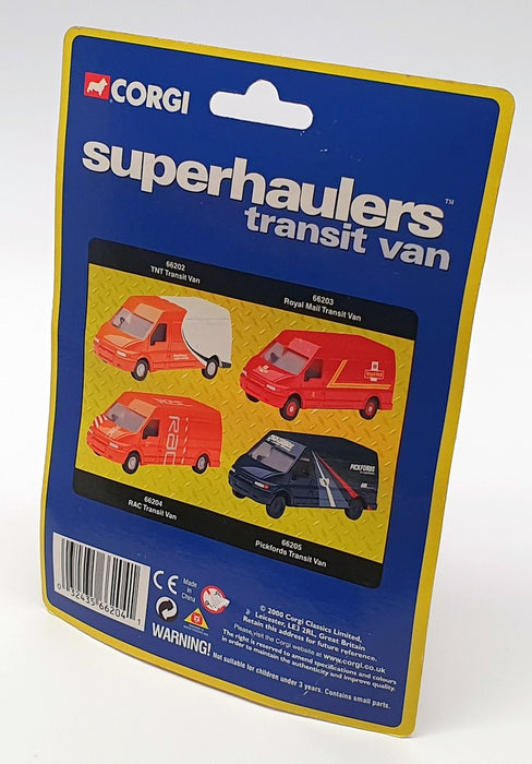Corgi 1/64 Scale Diecast Model 66204 - RAC Ford Transit Van - Orange